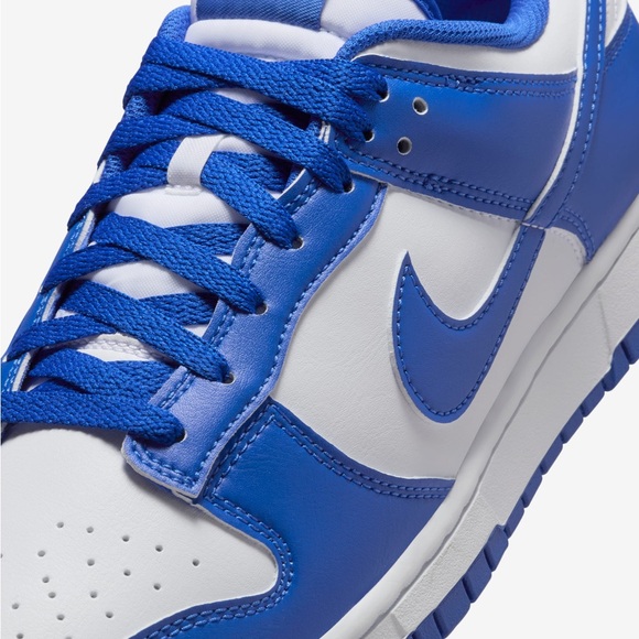 NIB Nike Dunk Lows Retro Royal Blue and White - Picture 4 of 14